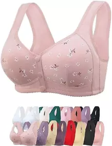 **Daisy Bra for Seniors - Front Snap Closure Bras for Older Women** - Picture 1 of 11