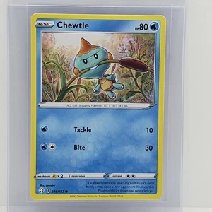 Chewtle 026/072 S&S: Shining Fates Common Near Mint Pokemon - Picture 1 of 2