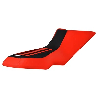 Cubierta de asiento Bombardier DS650 2000-2007 ROJO BRILLANTE/NEGRO/ROJO BRILLANTE #258 Foto 1 de 4