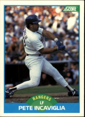 1989 Score #201 Pete Incaviglia - NM - Image 1 of 2