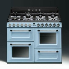 SMEG TR4110AZ1 CUCINA VICTORIA AZZURRA MISURE 110x60 A 2 FORNI