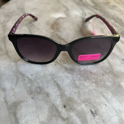 Betsey Johnson BJ850 Black Printed Temples NWT - Image 1 of 4