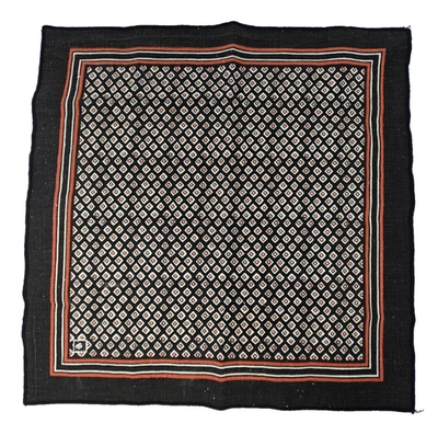 Vtg Anne Klein Handkerchief / Pocket Scarf  100% Cotton  16x16  Geometric Retro - Image 1 of 4