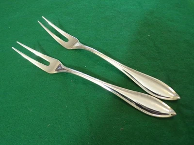 Robbe & Berking Modell NAVETTE Vorleger Paar Fleischgabeln Silber 150er TOP - Bild 1 von 2