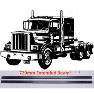 720mm Extended Beam for Tamiya 1/14 RC Truck King Hauler 6×4 56301 56344 Parts - Foto 1 di 9