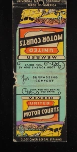 Torre anni '30 Auto Corte Gas Ed. Townsend United Motor Courts North Hollywood CA - Foto 1 di 2