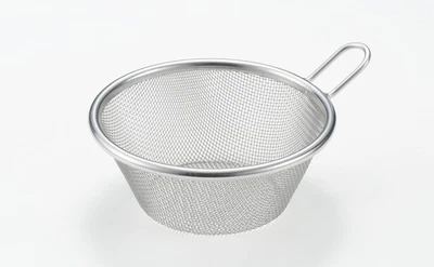 Yoshikawa Stainless Steel Strainer with Hand 13cm Deep Colander Made in Japan Ts - Image 1 of 4