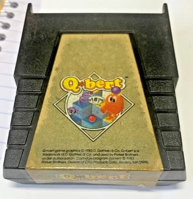 Q*BERT For ATARI 400 800 XL CIB Cartridge Only Untested - Parker Brothers 1983 - Image 1 of 4
