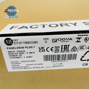 2711P-T9W21D8S Nuevo Sellado de Fábrica AB PanelView Plus7 Terminal 9 Pulgadas EE. UU. Impuestos Gratuitos - Imagen 1 de 7