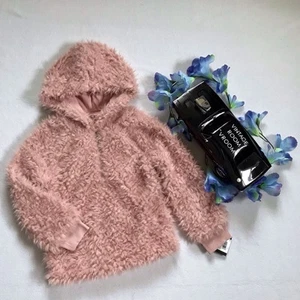 Art Class NWT Faux Fur Half Zip Pullover Lightweight Jacket Girls XS (4/5) - Picture 1 of 6