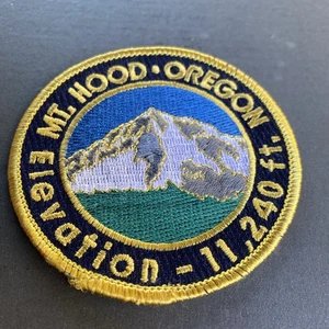Parche para planchar MT HOOD OREGON Elevation 11240 pies - Imagen 1 de 2
