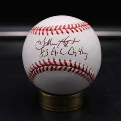 LaMarr Hoyt Signed Rawlings OAL Baseball Auto Inscribed 83 AL Cy Young ZJ20215 - Image 1 of 4