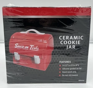 BRANDNEU VERSIEGELT Snap On Werkzeuge Sammlerstück Keramik Werkzeug Brotdose Keksdose - Bild 1 von 2