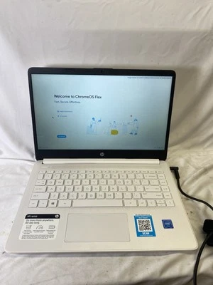 HP 14 дюймов (64 ГБ, Intel Celeron N4020, 1,10 ГГц, 4 ГБ) ноутбук/лэптоп - снежинка - Изображение 1 из 4