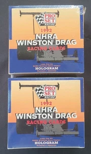 1992 Pro Set Racing Two (2) Factory Sealed Boxes NHRA Winston Drag Racing Cards - Bild 1 von 6