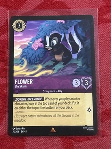 Lorcana Reign of Jafar - Flower - Shy Skunk - 76/204 - Rare M/NM - Picture 1 of 7