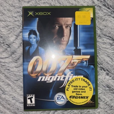 007: NightFire James Bond Black Label Microsoft Xbox  includes manual  - Image 1 of 2