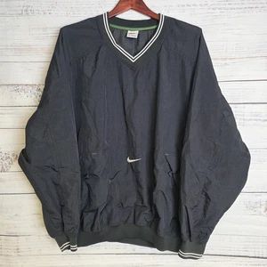 Vintage Nike White Tag Center Swoosh Pullover Windbreaker Jacke Gr. XL Beutel - Bild 1 von 11
