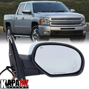 Right Chrome Power Mirror For Chevrolet GMC Tahoe Suburban Yukon 1500 2500 07-14 - Picture 1 of 13