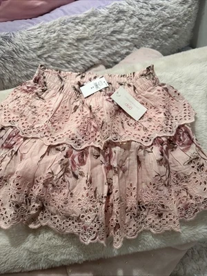 Girls Love Shack Fancy/gap Pink Ruffle Skirt Nwt Medium - Image 1 of 2