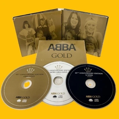 ABBA Gold Greatest Hits 40th Anniversary Edition - 3 x CDs (Brand New - Sealed) - Image 1 of 4