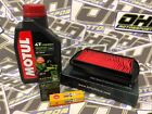 Motul Service Kit for Yamaha YZF-R125 2008-2014 - Oil, Oil &amp; Air Filter NGK Plug