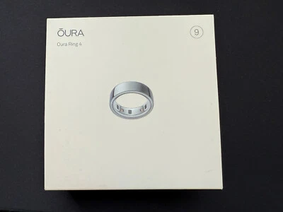 BRAND NEW SEALED Oura Ring 4 Smart Ring Size 9 Activity Tracker, 4th Gen Silver - Image 1 of 2