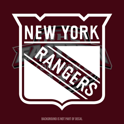 New York Rangers Vinyl Decal Sticker - Image 1 of 3