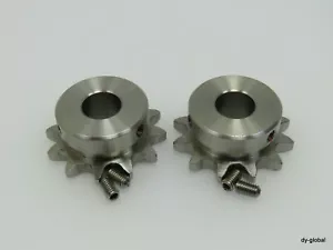 Piñón de cadena de acero inoxidable usado 40-12 TB Lote de 2 SM40B12 TRS-I-13 = 4NXX - Imagen 1 de 4