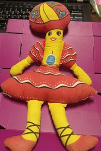 Muñeca publicitaria de peluche de tela Chiquita Banana 16" 1970 - Imagen 1 de 2