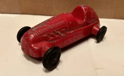 Vtg IRWIN #4 Red Bobtail Racer Sports Car 200 Fifth Ave NY NY. VHTF - Image 1 of 4