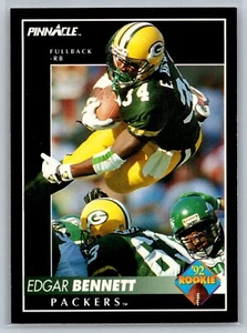 Pinnacle #323 1992 Edgar Bennett Green Bay Packers envío gratuito - Imagen 1 de 2