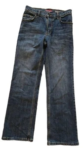 Wrangler Jeans Boys 14 Slim Classic Boot Adjustable Waist Medium Wash Western - Picture 1 of 7