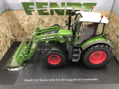 Universal hobbies 1/32 Fendt 516 Vario with CargoProfi loader Diecast UH4981 Toy - Image 1 of 3