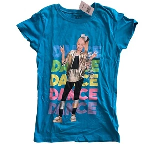 JOJO SIWA GIRLS JUNIOR DANCE TEE SHIRT (LARGE)  Dance Moms Nickelodeon Clothes - Picture 1 of 1