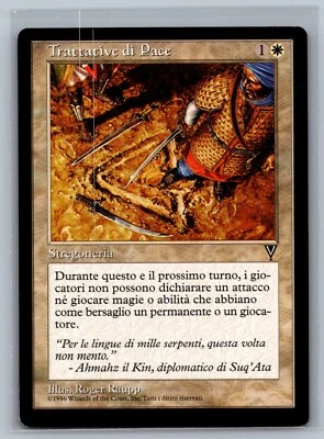 Magic The Gathering ITALIAN Visions Peace Talks MTG TCG CCG - Image 1 of 2