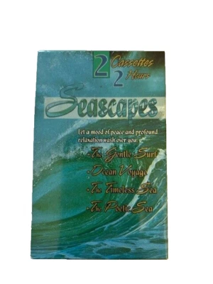 Seascapes Peace & Relaxation, The Timeless Sea, Poetic Sea 2 cassette set - New - Image 1 of 3