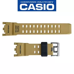Genuine CASIO G-SHOCK Mudmaster Watch Band Strap GWG-2000 -1A5 Tan Beige Rubber - Picture 1 of 5