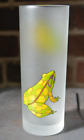 Stunning Designer Dartington Designs Frog Glass Drinking Frosted High Tumbler 7"