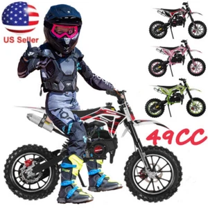 49cc Mini Dirt Bike Gas Powered 2 Stroke Kids Pit Bikes Off Road Bike Motorcycle - Picture 1 of 20