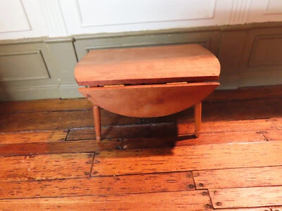 Mesa de comedor o cocina hoja caída casa de muñecas escala 1:12 vintage Foto 1 de 4