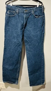 Carhartt Men’s Denim Blue Jeans 38 X 32 Relaxed Fit - Picture 1 of 2