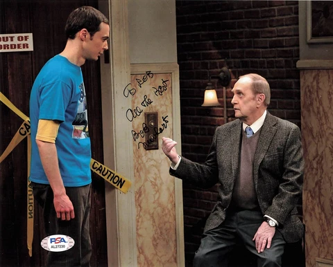 Bob Newhart signed 8x10 photo PSA/DNA Autographed Big Bang Theory Cover