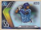 Xavier Edwards 2022 Bowman Chrome Top 100 #BTP-55 Tampa Bay Rays