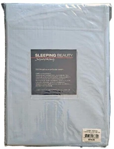 Sleeping Beauty BLUE SINGLE Bed Quilt Sheet Set. 225TC - Picture 1 of 3