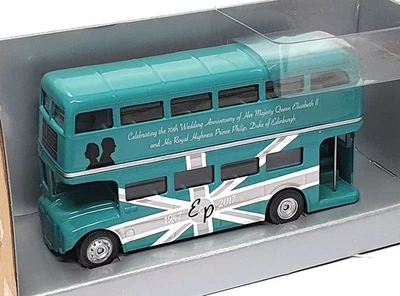 Corgi 12cm Long Diecast CC82327 Classic Routemaster Bus Royal 70th Wedding Ann. - Image 1 of 4