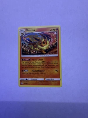 Flareon 25/236 Sm-Cosmic Eclipse Regular nm-m Pokemon Tcg card non holo  - Image 1 of 2