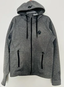 GORILLA WEAR- Zipped Hoodie - Jacke - Gr. M - Grau - TOP - Bild 1 von 6