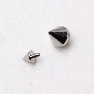 316L Surgical Steel Spike Dermal Top 1.6mm - Picture 1 of 2