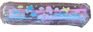 SANRIO vintage LITTLE TWIN STARS Toothpaste Toothbrush NOS Rare HTF New - Picture 1 of 4